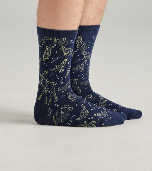 Animal Constellations Men's Crew Socks