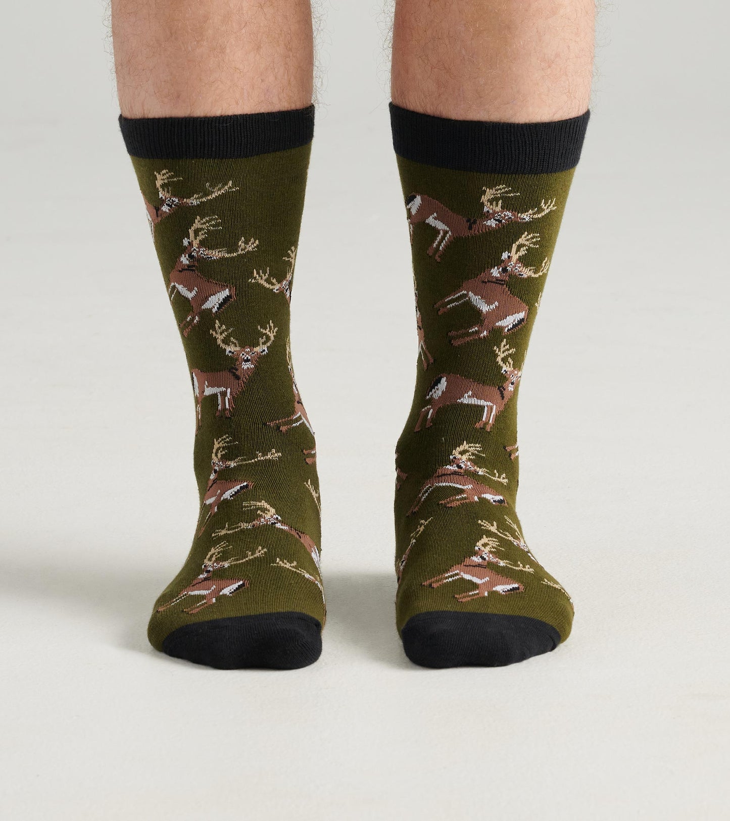 Lots Of Bucks Men's Crew Socks