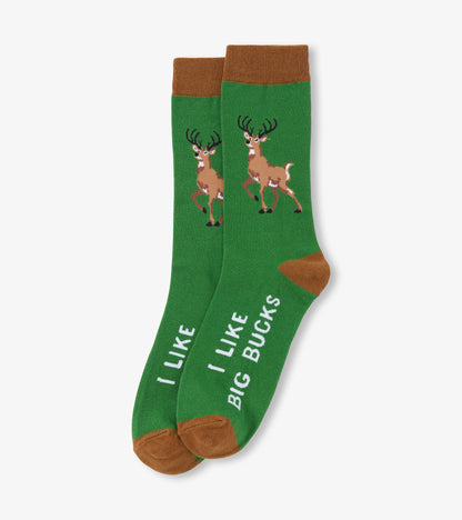 Men's I Like Big Bucks Crew Socks
