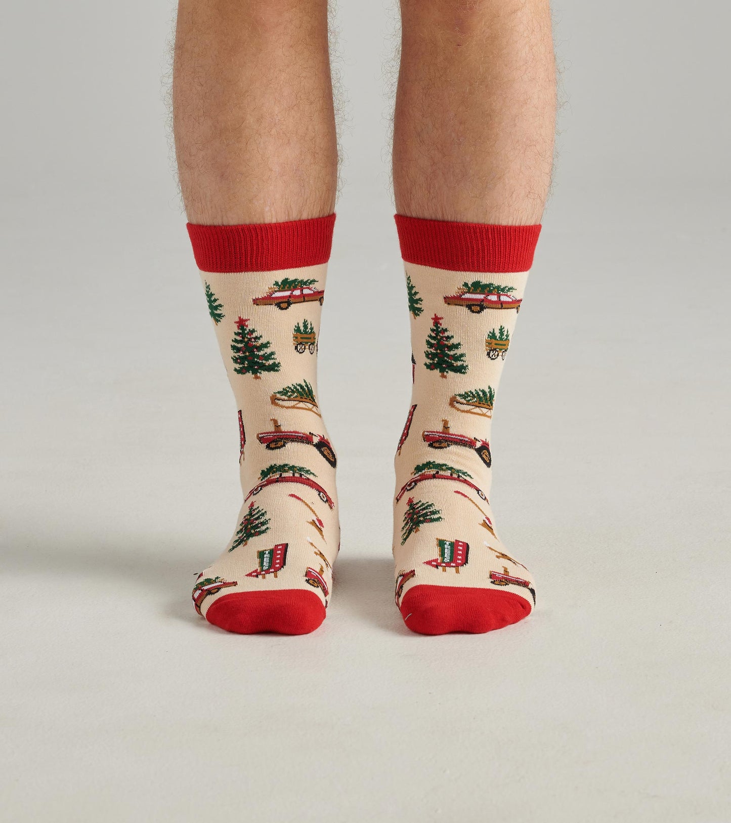 Men's Christmas Tree Farm Crew Socks