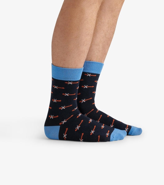 Mini Canoes Men's Crew Socks