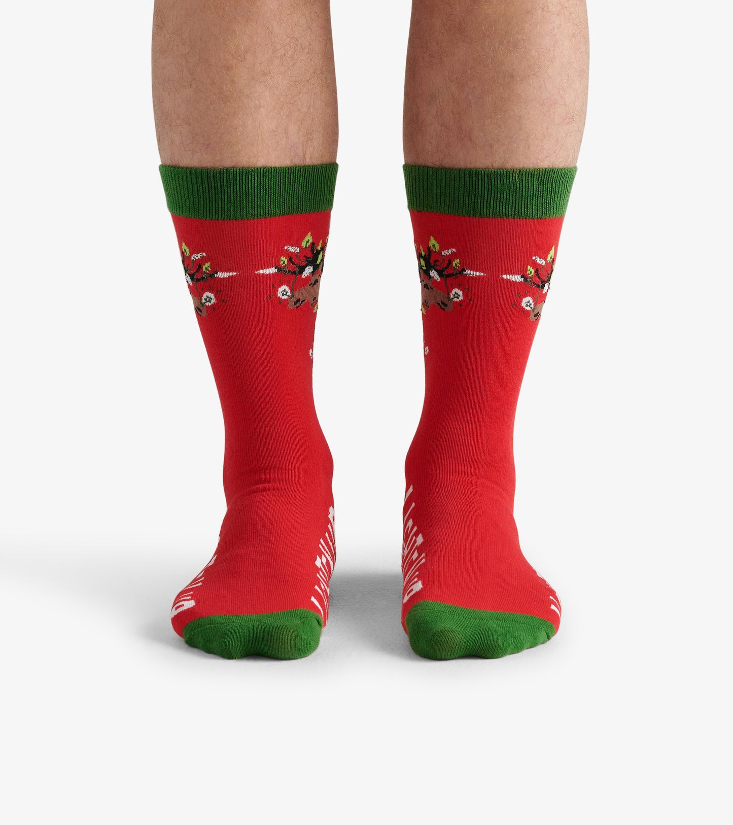 Men's Lighten Up Moose Crew Socks