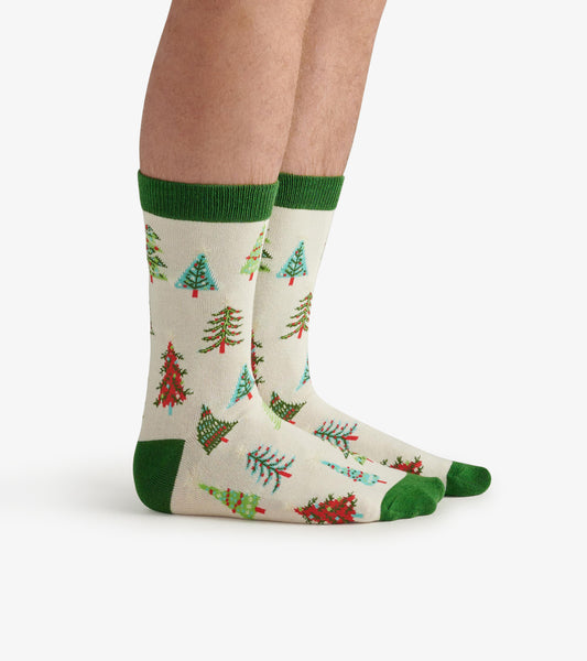 Men's Christmas Trees Crew Socks