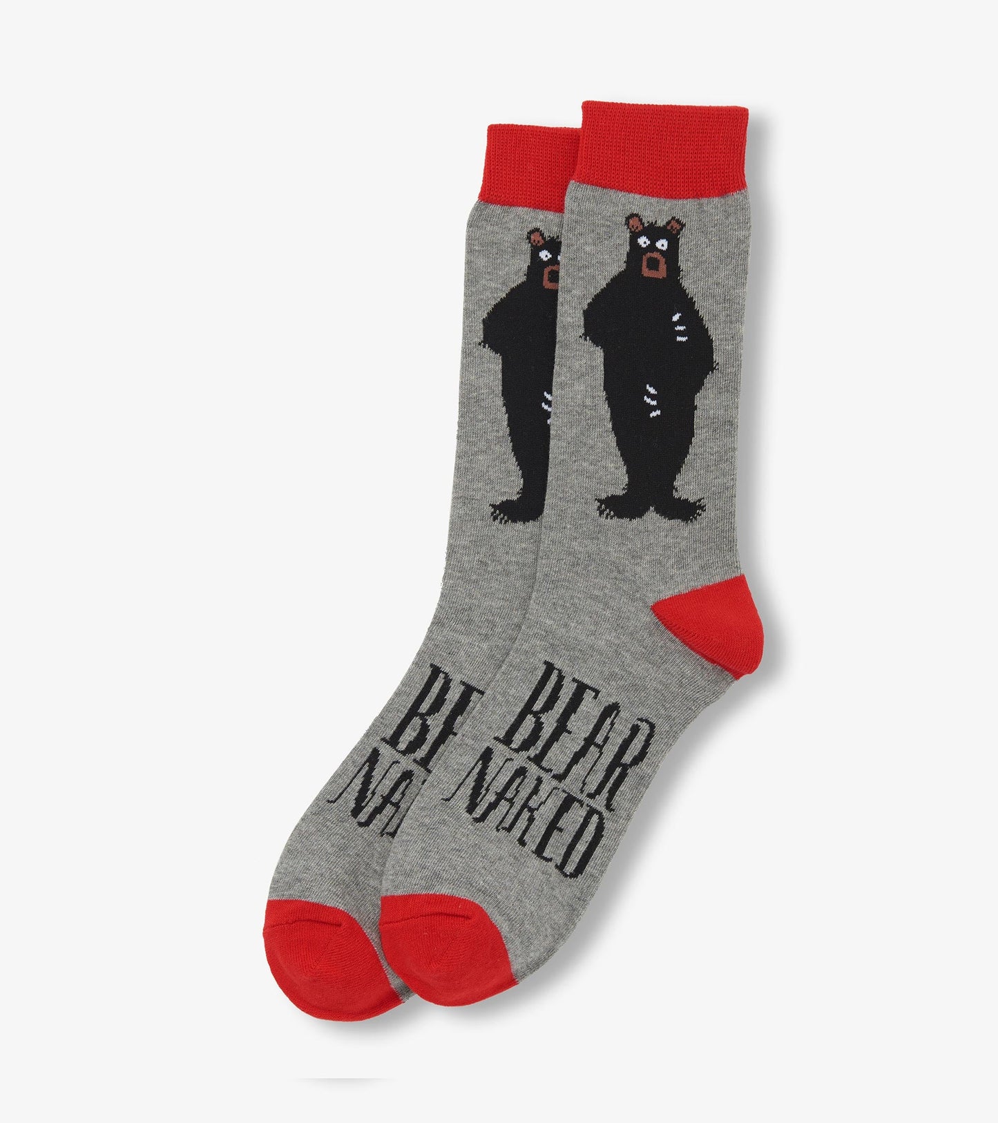 Bear Naked Men's Crew Socks