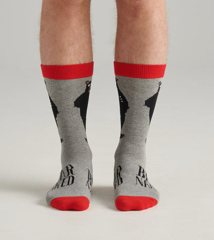 Bear Naked Men's Crew Socks