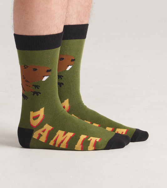 Dam it Men's Crew Socks