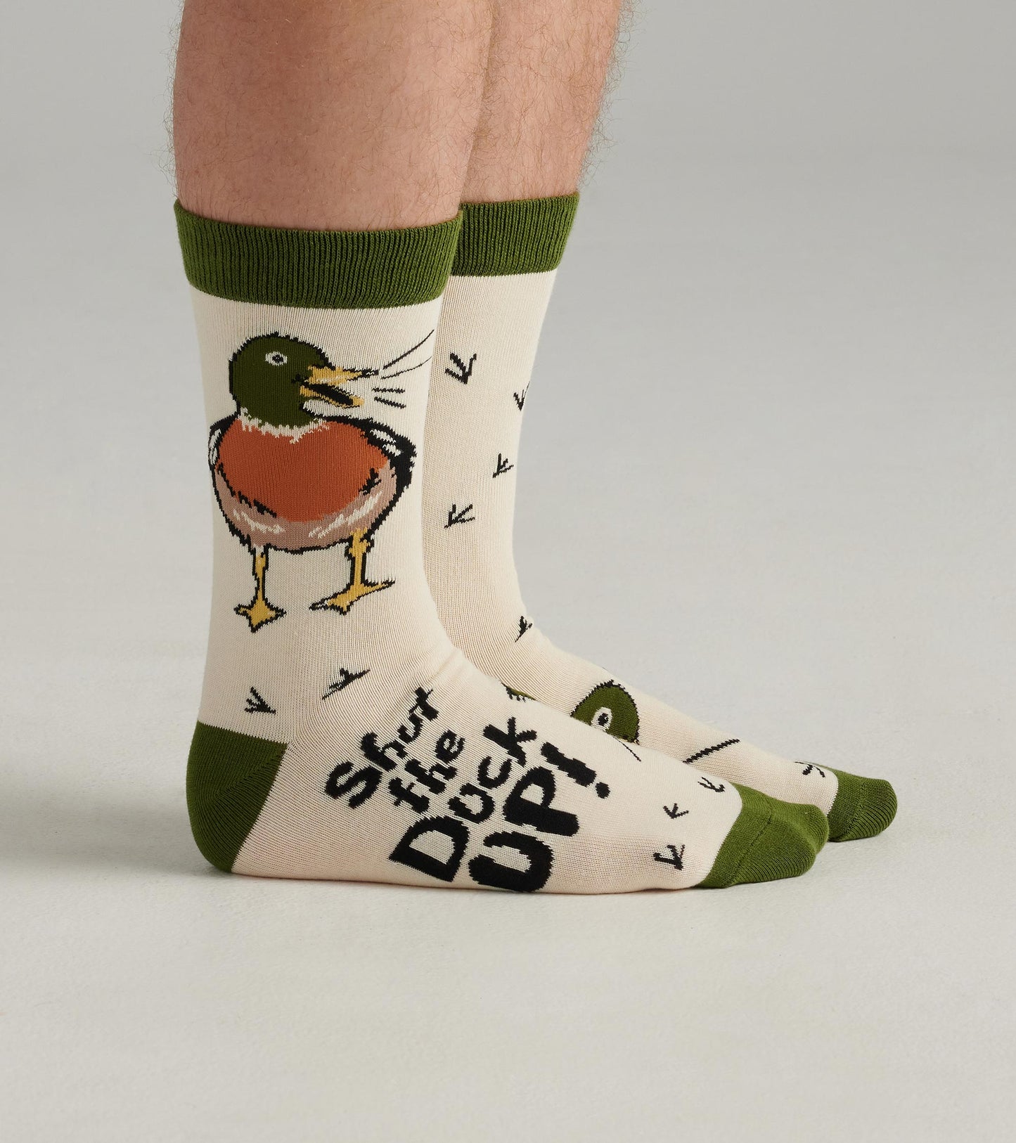 Shut the Duck up Men's Crew Socks