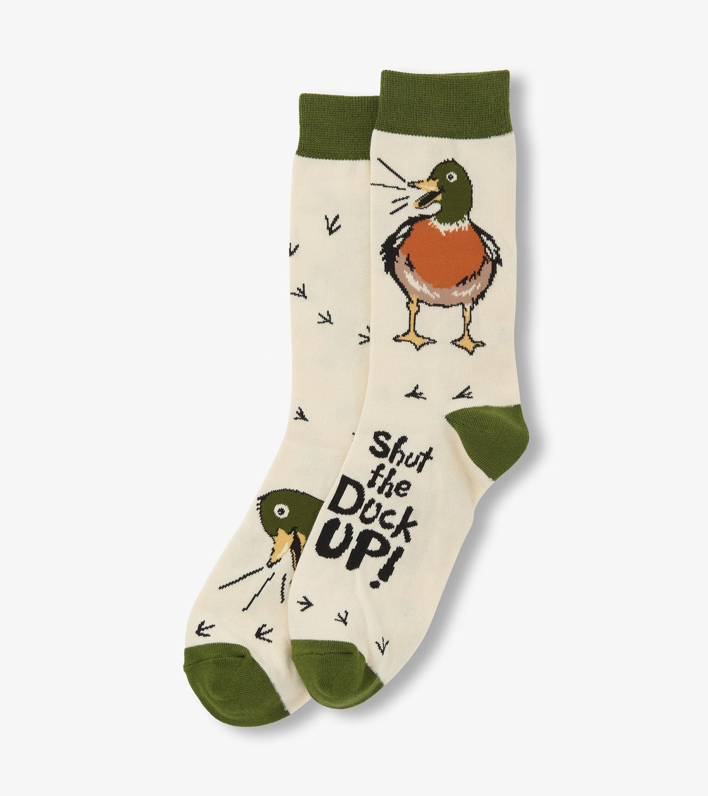 Shut the Duck up Men's Crew Socks