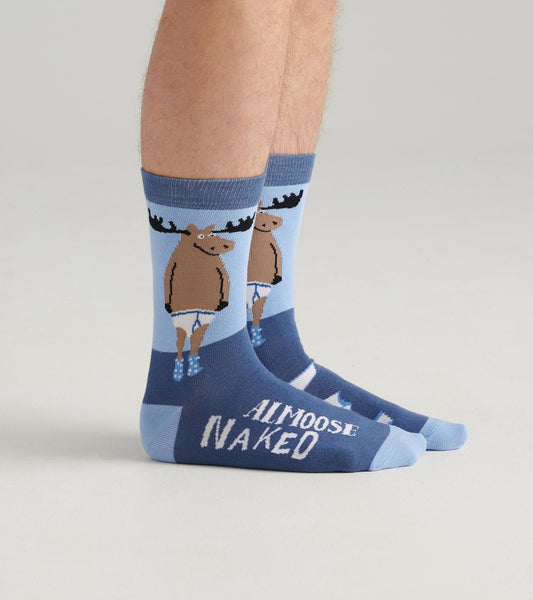 Almoose Naked Men's Crew Socks