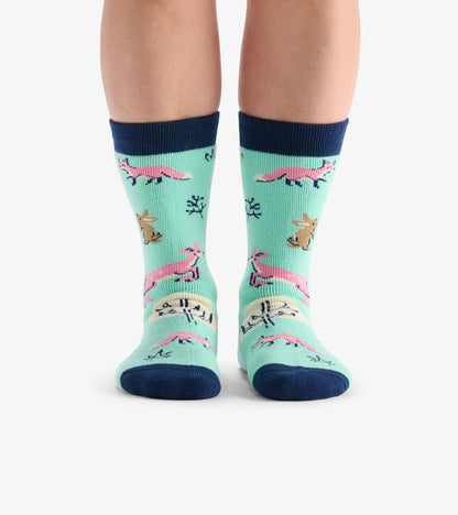 Women's Forest Animals Cozy Socks