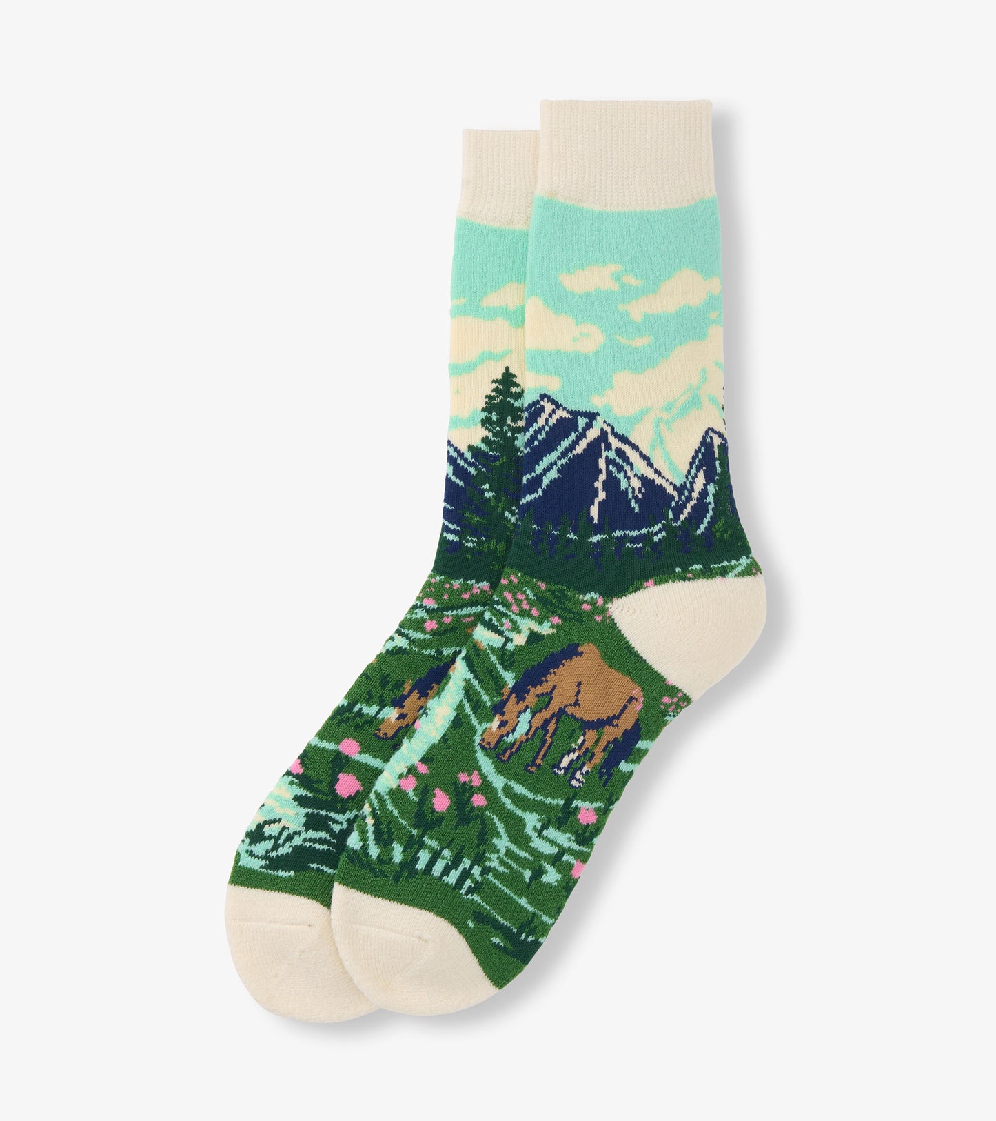 Women's Horse Ranch Cozy Socks