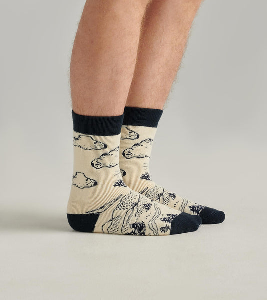 Grizzly Bear Cozy Socks