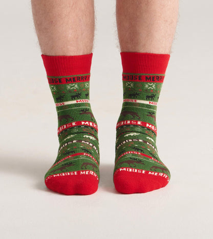 Men's Merry X-Moose Cozy Socks