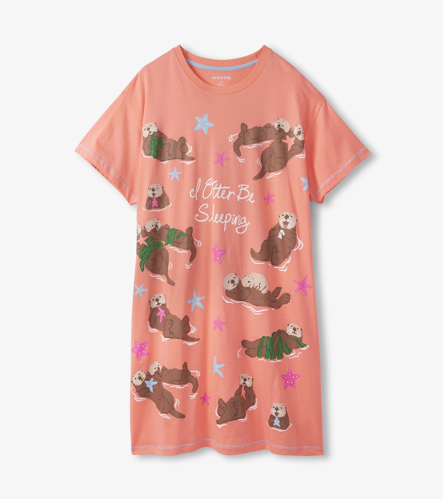 Women's Otter Be Sleeping Sleepshirt Hatley Little Blue House