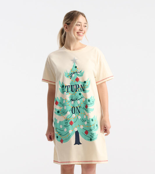 Women's Turn Me On Sleepshirt