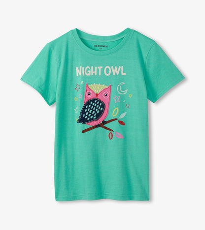 Women's Night Owl Pajama Tee