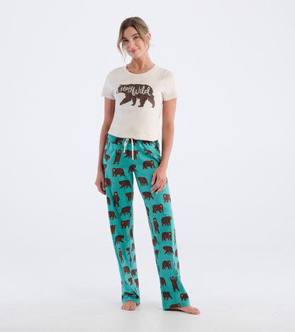 Women's Stay Wild Pajama T-Shirt