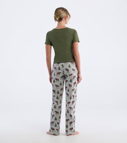 Women's Wild Moose Pajama T-Shirt