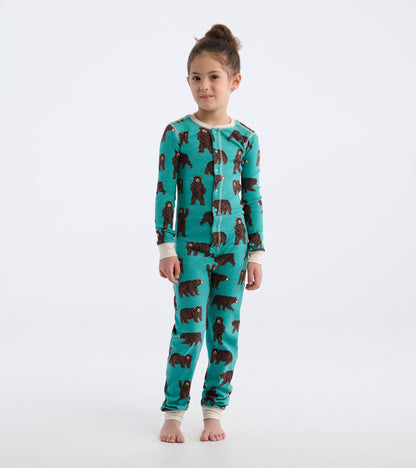 Kids Brown Bears Onesie