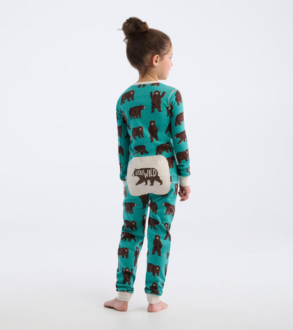 Kids Brown Bears Onesie