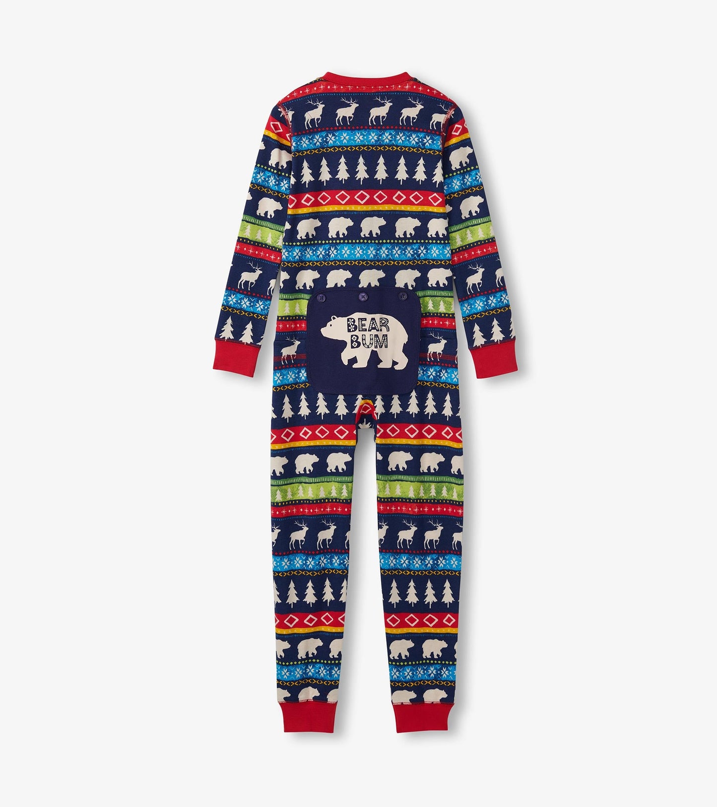 Kids Navy Fair Isle Onesie