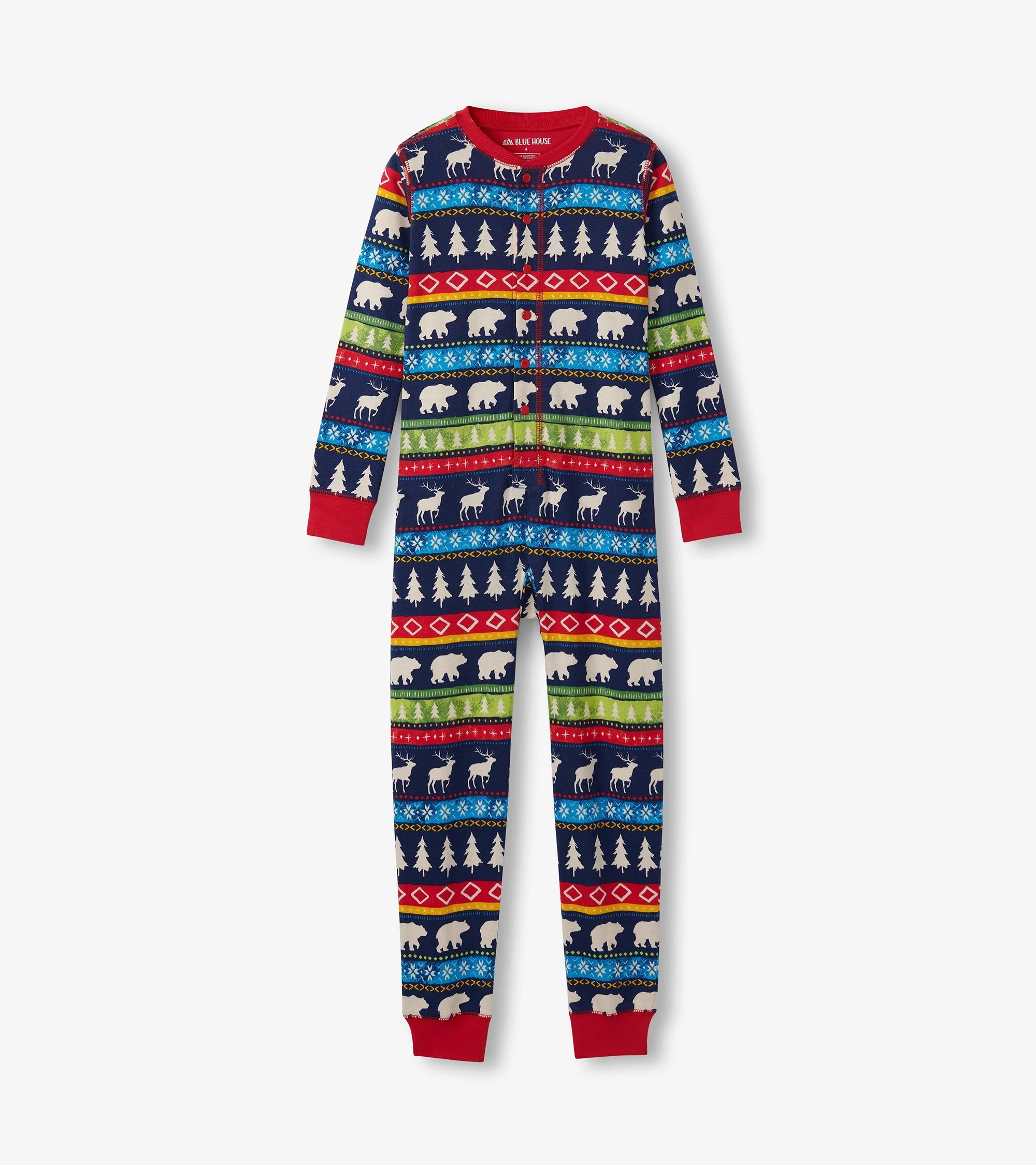 Kids fair isle pajamas sale