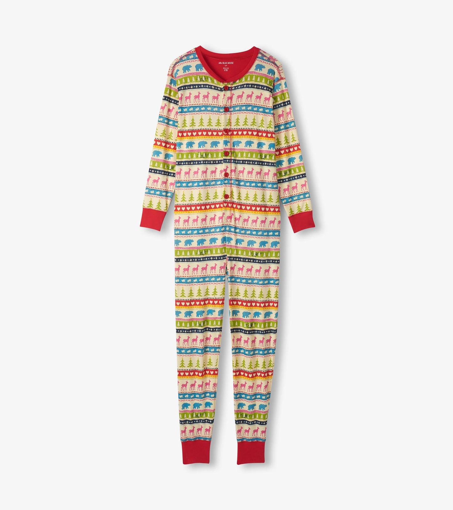 Adult Cream Fair Isle Onesie