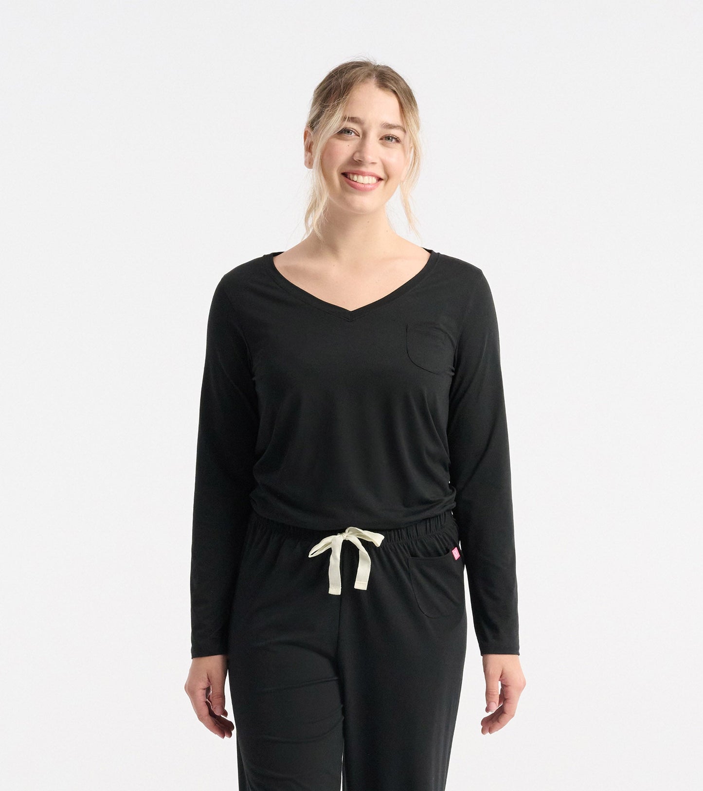 Capelton Road Women's Black Long Sleeve T-Shirt