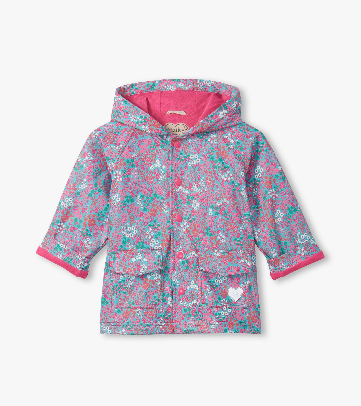 Girls Wildflowers Raincoat
