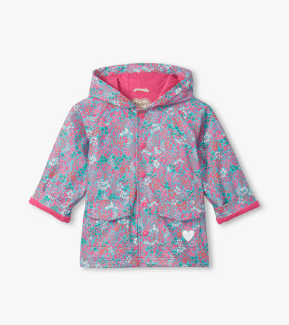 Girls Wildflowers Raincoat