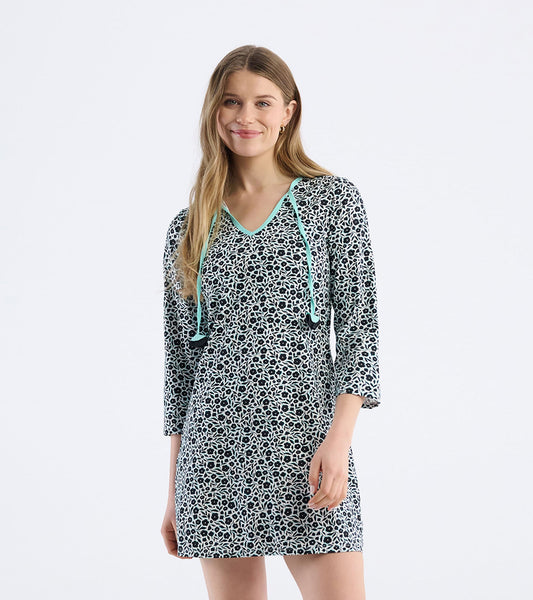 Women's Mini Fresh Flowers Seaside Beach Dress