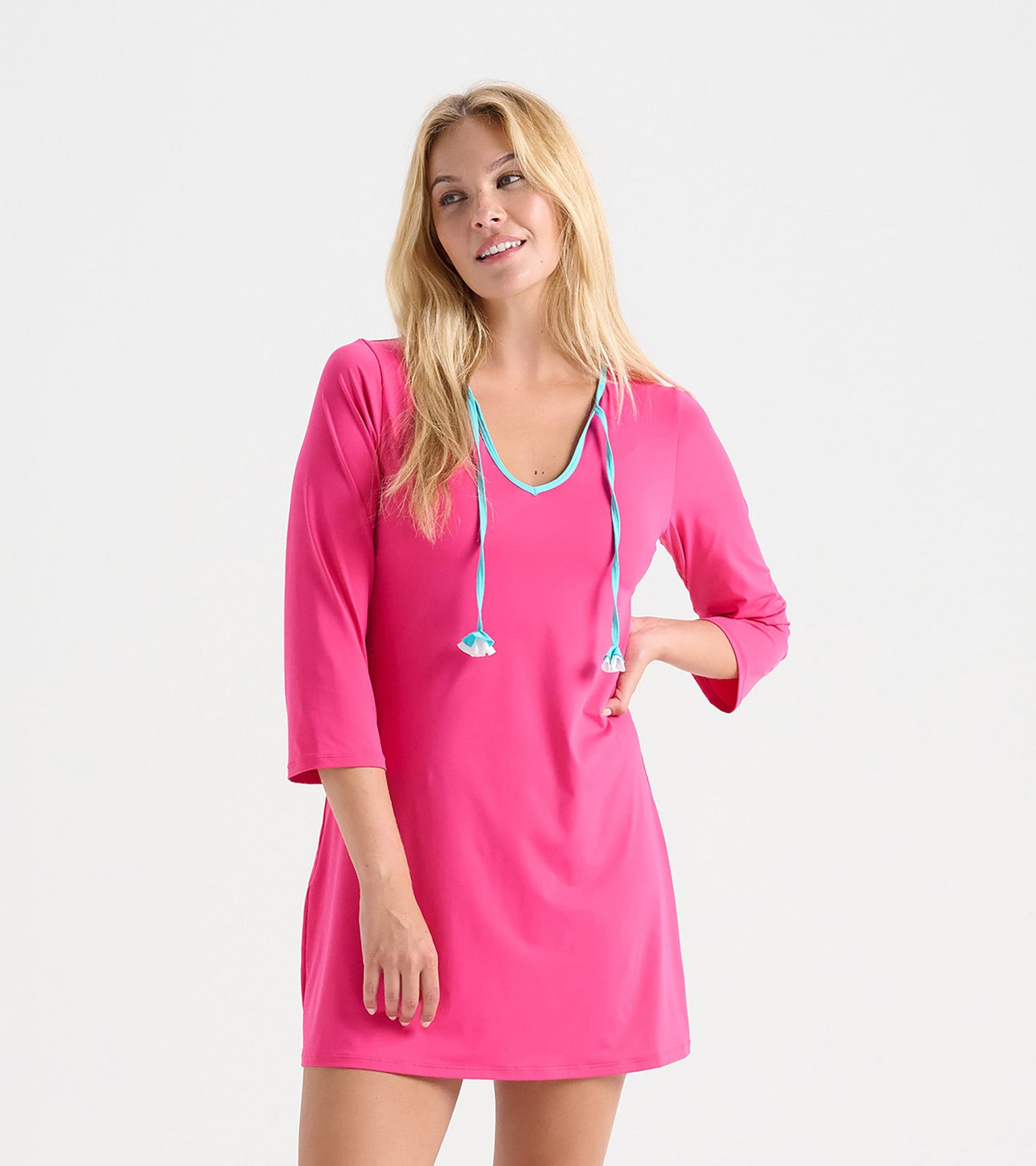 Women's Raspberry Sorbet Seaside Beach Dress Hatley Little Blue House
