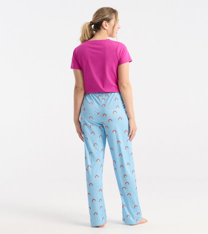 Capelton Road Women's Lucky Rainbow Pajama Pants