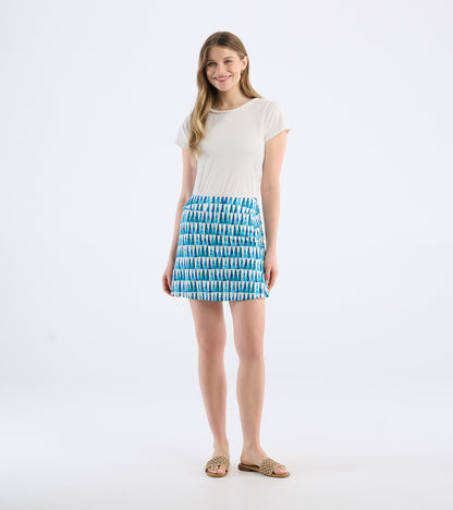 Women's Painted Triangles Skort