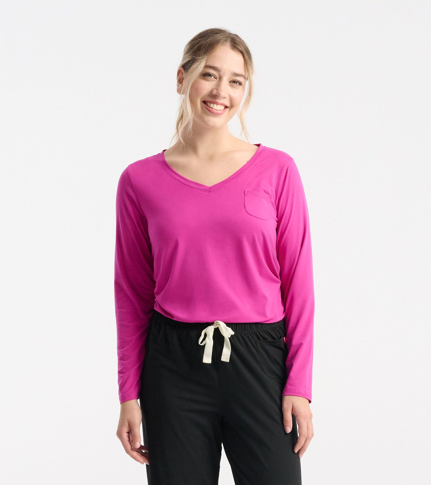 Capelton Road Women's Rose Violet Long Sleeve T-Shirt