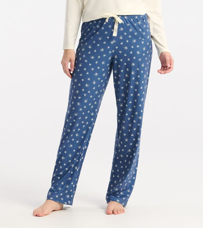 Capelton Road Women's Blue Snowflakes Pajama Pants