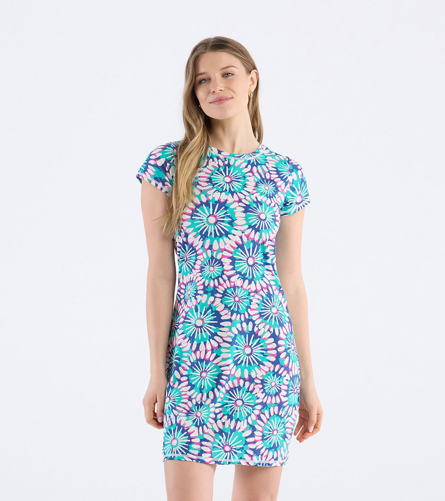 Women's Sundial Mandala T-Shirt Dress