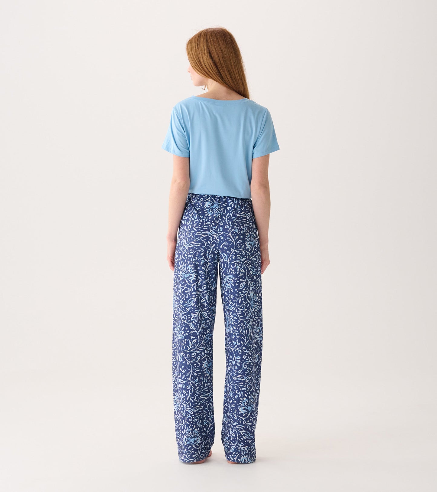 Capelton Road Women's Batik Flowers Pajama Pants