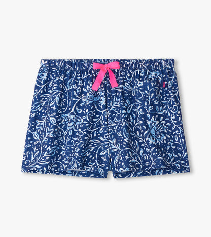 Capelton Road Women's Batik Flowers Pajama Shorts