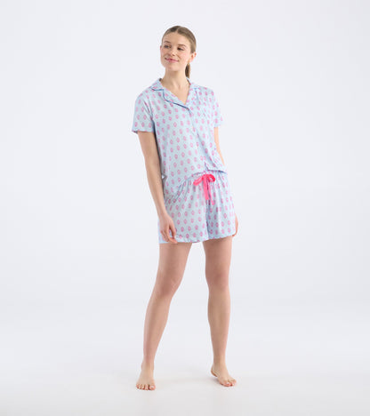 Women's Wild Flowers Short Pajama Set