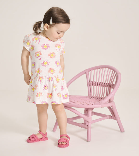 Baby & Toddler Girls Heart Suns Gathered Dress