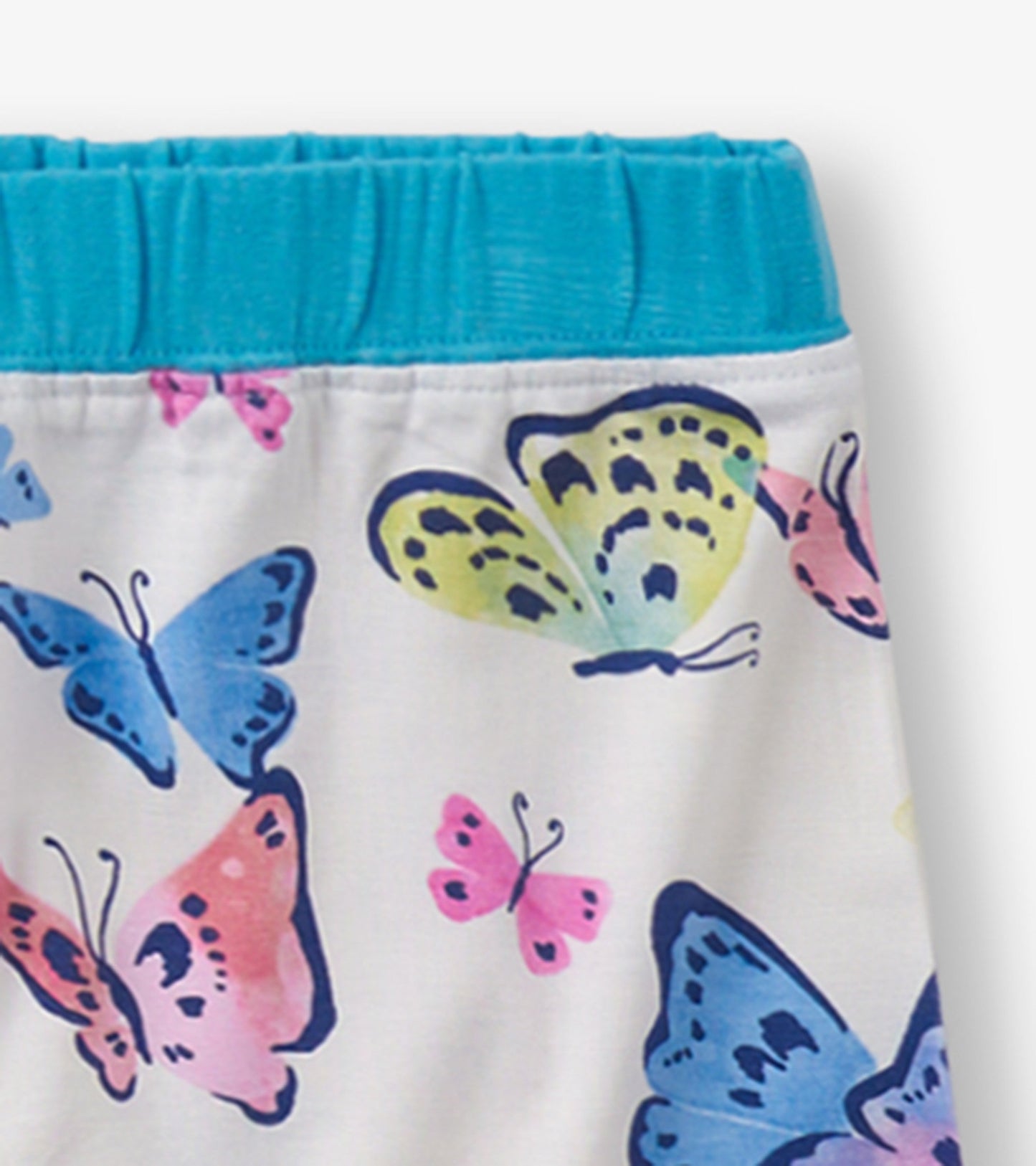 Girls Big Butterflies Bamboo Short Pajama Set