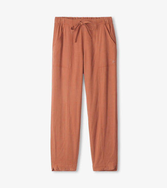 Jaime Ankle Pants - Brown