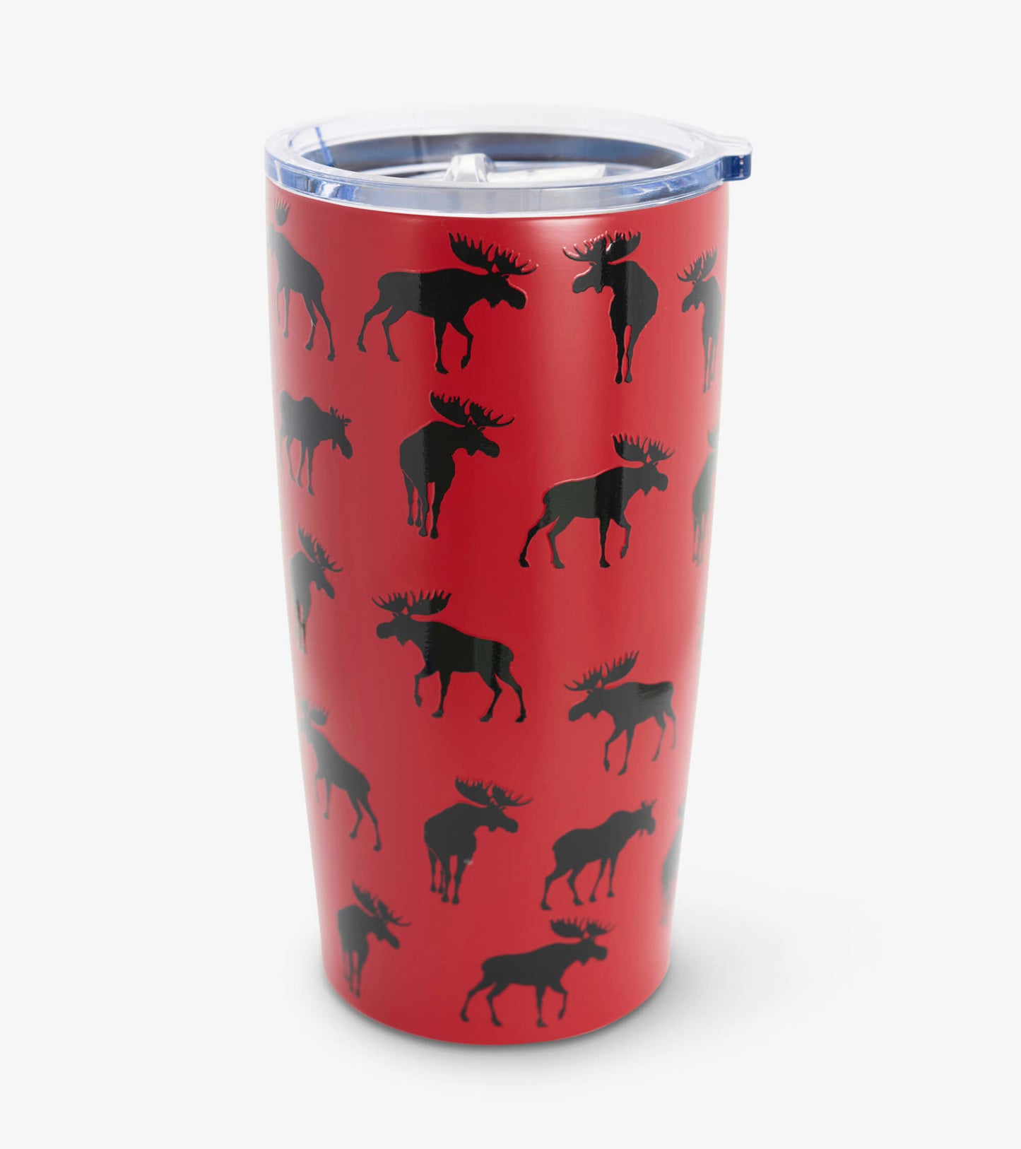 Moose On Red Tumbler