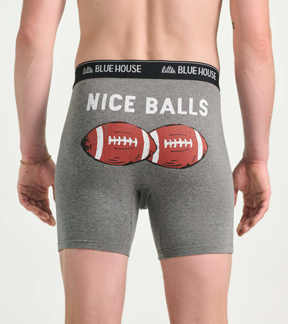 Nice Footballs Men's Boxer Brief