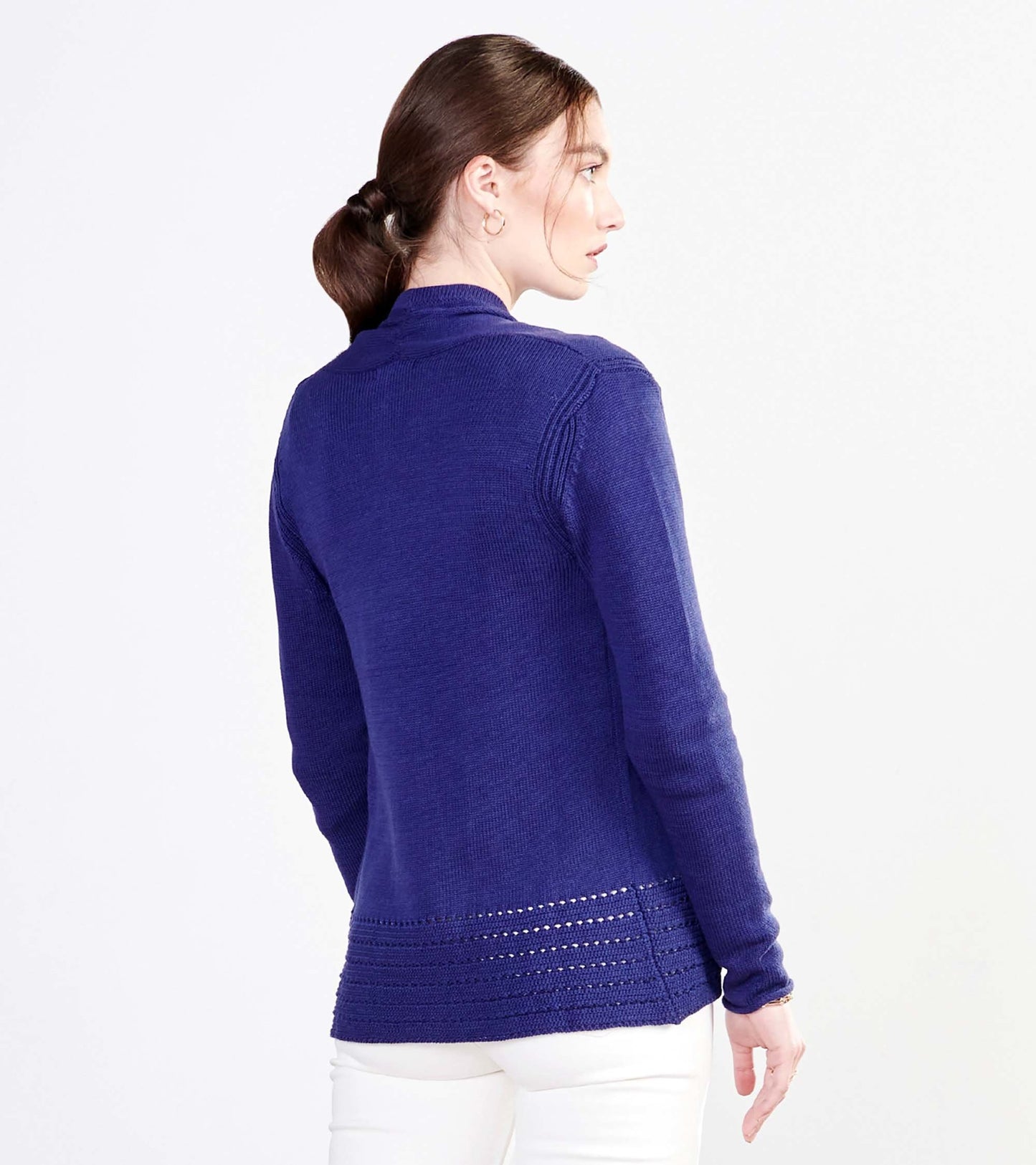 Rachel Cardigan - Patriot Blue