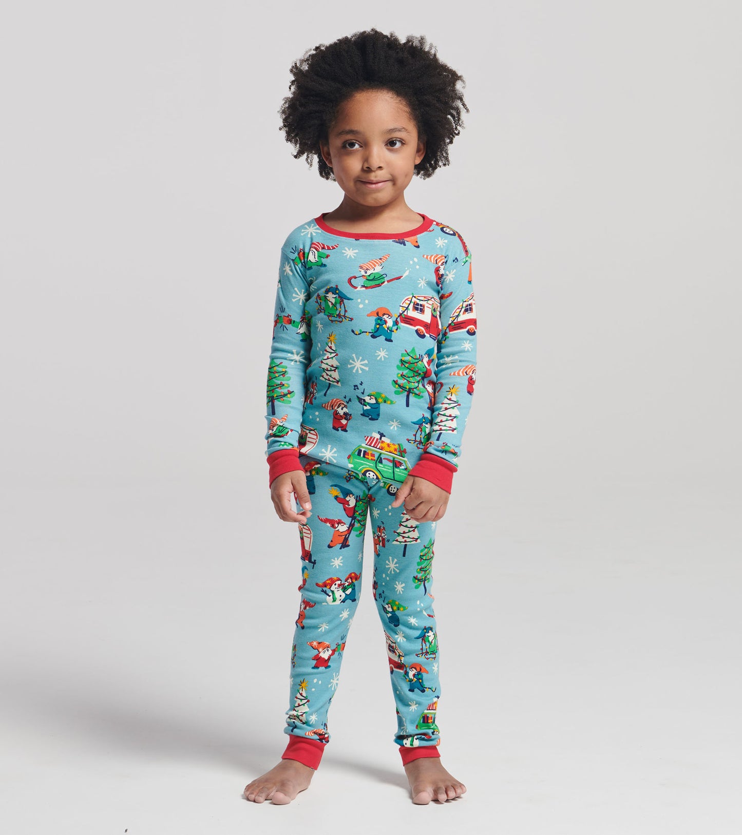 Gnome For The Holidays Kids Pajama Set