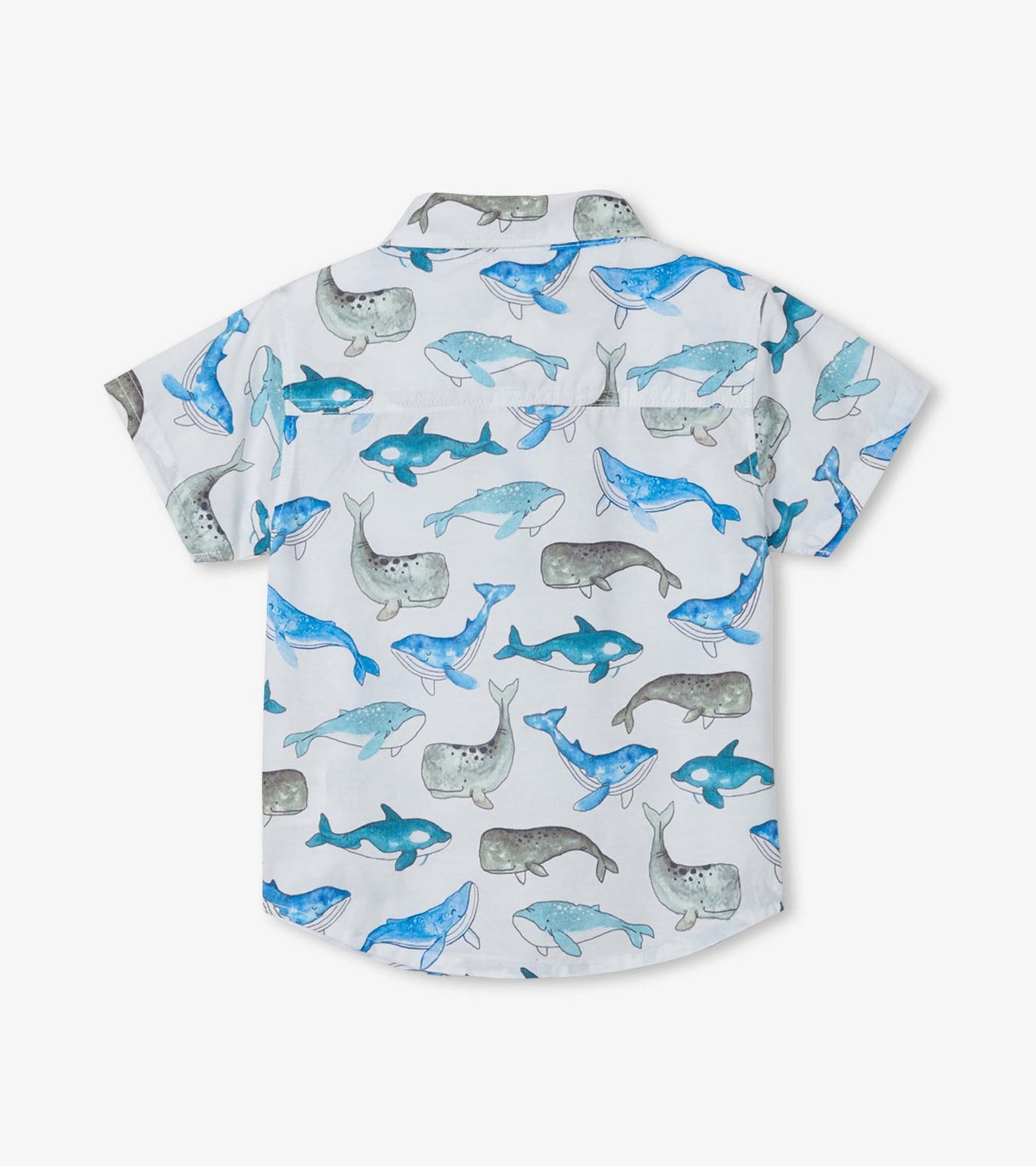 Whales Baby Button Down Shirt