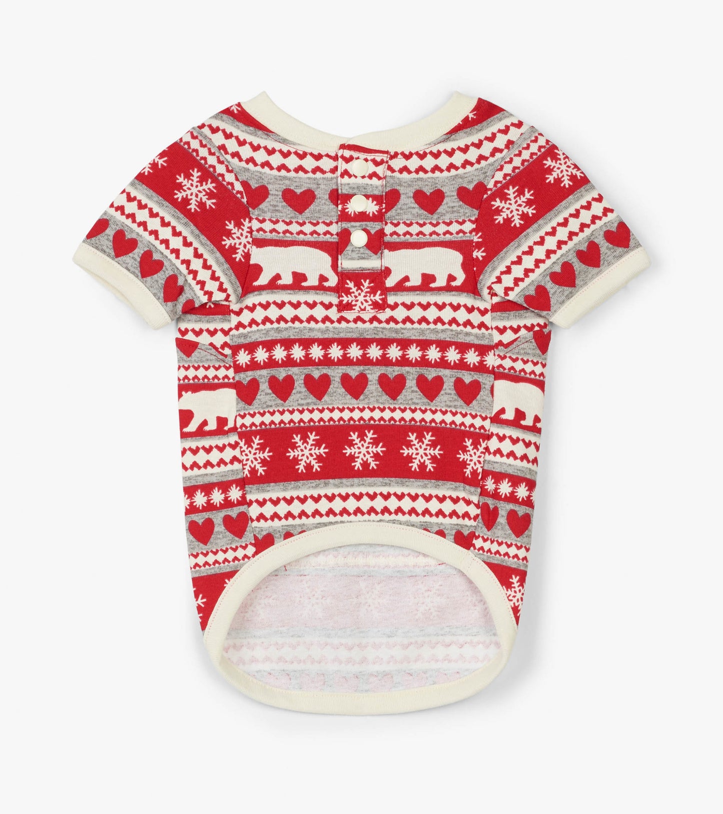 Fair Isle Bear Dog Pajama