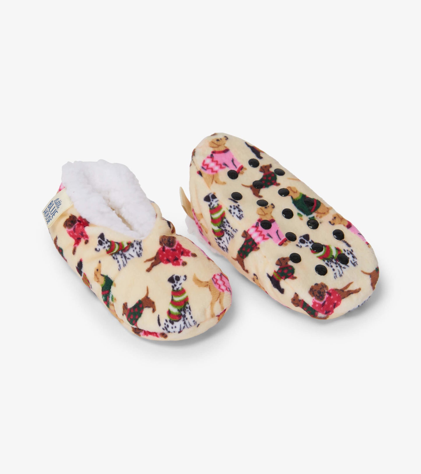 Kids Woofing Christmas Warm & Cozy Slippers